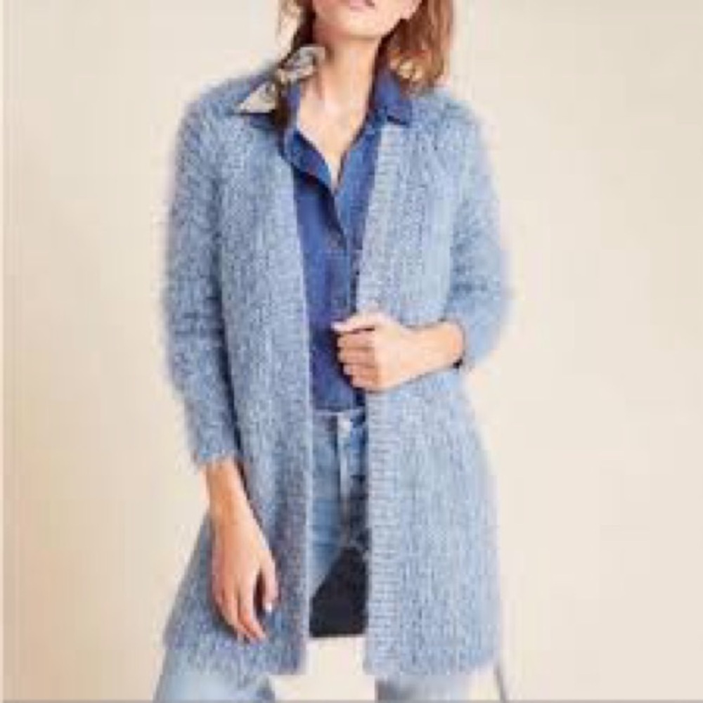 Anthropologie Open Front Cardigan